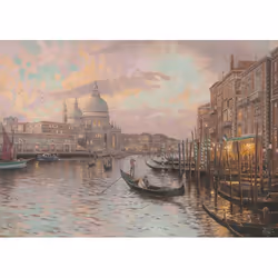 Schmidt Spiele In the streets of Venice, Glow in the Dark Block puzzle 1000 pc(s) City