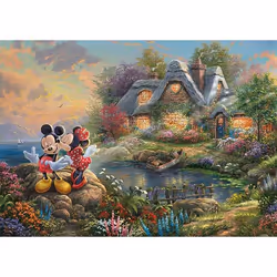 Schmidt Spiele Disney Sweethearts Mickey & Minnie Jigsaw puzzle 1000 pc(s) Cartoons