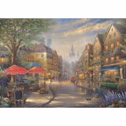Schmidt Spiele Thomas Kinkade Studios: Café in München Jigsaw puzzle 1000 pc(s) City