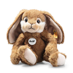 Steiff Bommel Dangling Rabbit  Glazed Ginger Brown  Premium Stuffed Animal Plush