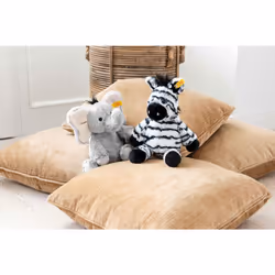 Steiff Zora Zebra  Premium Zebra Stuffed Animal  Zebra Toys  Stuffed Zebra  Zebra Plush  Cute Plushies  Plushy Toy for Girls Boys and Kids