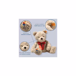 114069 Jimmy Teddy bear 35 beige Birthday