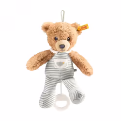 Steiff Sleep well bear, Sounding, Plush, Brown, Grey