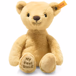 Official Steiff Soft Cuddly Friends My First Steiff Golden Teddy Bear
