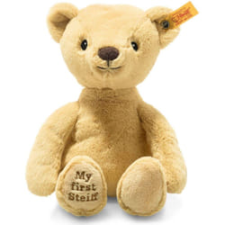 Official Steiff Soft Cuddly Friends My First Steiff Golden Teddy Bear