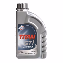 Engine oil; FUCHS; TITAN GT1 PRO C-3; 5W-30 1; for VOLKSWAGEN, BMW, AUDI, MERCEDES-BENZ, TOYOTA