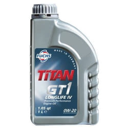Fuchs Titan GT1 Longlife IV 0W-20 1l Engine oil 987654320 AUDI: A6 C7 Avant, A6 C7 Saloon, A4 B9 Saloon, VOLKSWAGEN: Golf 7, Polo V Hatchback
