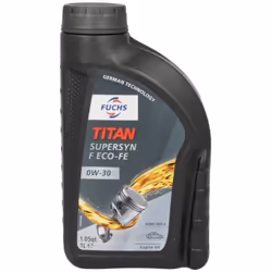 Engine oil; FUCHS; TITAN Supersyn F ECO-FE; 0W-30 1; for FORD, HONDA, TOYOTA, VOLVO, HYUNDAI