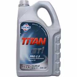 Engine oil; FUCHS; TITAN GT1 PRO C-3; 5W-30 5; for AUDI, SKODA, HYUNDAI, VOLKSWAGEN, MINI