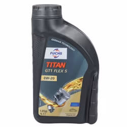 Engine oil; FUCHS; Titan GT1 Flex 5; 0W-20 1; for FORD, BMW, TOYOTA, HONDA, NISSAN