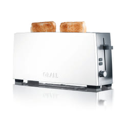 Graef TO91 toaster 6 2 slice(s) 880 W Stainless steel, White