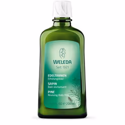 Weleda 9827X2, Bath milk, Unisex, 200 ml, Universal skin, Defending, Moisturizing, Pine