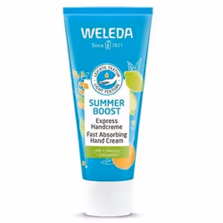 Weleda Summer Boost Hand Cream, Cream, Women, Moisturizing, 50 ml, Tube, Water (Aqua), Sesamum Indicum (Sesame) Seed Oil, Alc ...