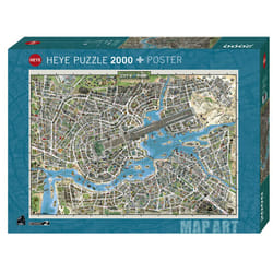 Heye City of Pop Jigsaw puzzle 2000 pc(s) Maps