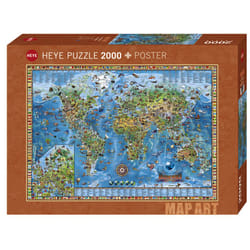 Heye Amazing World Jigsaw puzzle 2000 pc(s) Maps