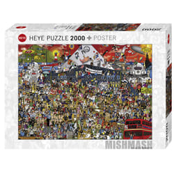 Heye British Music History Jigsaw puzzle 2000 pc(s) Comics