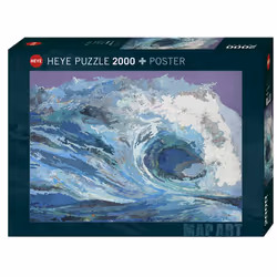 Heye Puzzle Map Wave, 2000 pc(s), Maps