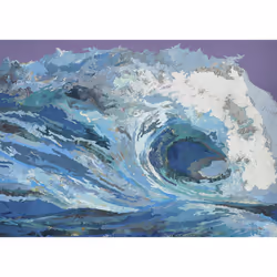 Heye Puzzle Map Wave