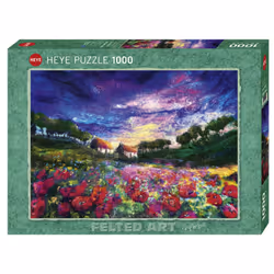 Heye Puzzle Sundown Poppies, 1000 pc(s), Landscape