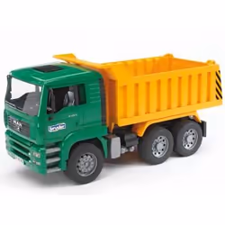 BRUDER MAN TGA Tip up truck, 3 yr(s), ABS synthetics, Green, Yellow