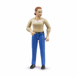 BRUDER 60408, 3 yr(s), Beige, Blue, Plastic