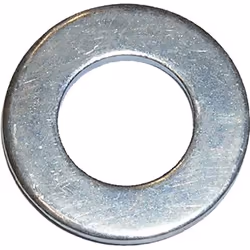 Dresselhaus 4001796011504, Flat washer, Galvanized steel, Zink, Round, 2.5 mm, 1.3 cm