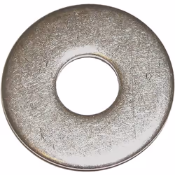 Dresselhaus 4001796012426, Flat washer, Galvanized steel, Zink, Round, 1.6 mm, 6.4 mm