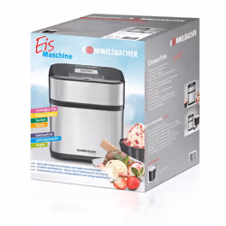 Rommelsbacher IM 12 ice cream maker Traditional ice cream maker 1.5 L Black, Stainless steel - Additional view 6