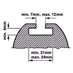 Adapter, roof rack; KAMEI