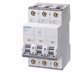 Siemens 5SY63206, Miniature circuit breaker, Type B, 6000 A, IP20