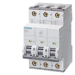 Siemens 5SY63206 circuit breaker Miniature circuit breaker Type B 3