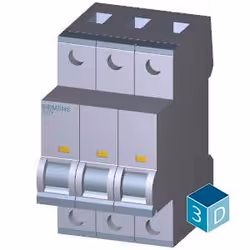 Siemens 5SY63206 circuit breaker Miniature circuit breaker Type B 3