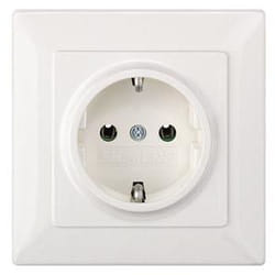 Siemens 5UB1580 socket-outlet Type F White