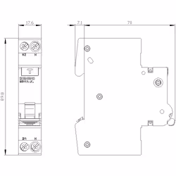 Siemens RCBO compact 6kA Type A 30mA B10 - Additional view 6