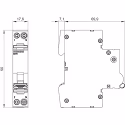 Siemens AFDD-MCB B16 1+N 230V 1MW - Additional view 4