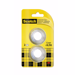 Scotch 136R2, 6.3 m, Transparent, Paper, Photo paper, 2.54 cm, 12 mm, 2 pc(s)