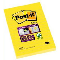 Post-It 660-S note paper Rectangle Yellow Self-adhesive