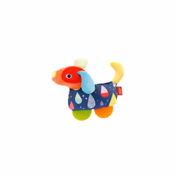 055283 Clutching Toy Dog with Teether