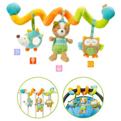 Fehn Activity Spiral Forest baby hanging toy
