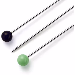 Prym Glass-Headed Pins, Metal, Multi-Colour, 5.7 x 4 x 1.5 cm