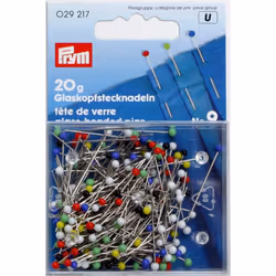 Prym Glass-Headed Pins No. 9 Assorted col 0.60 x 30 mm