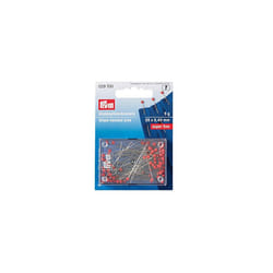 Prym 0.40 x 35 mm Glass Headed Pins, Red