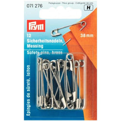 Prym Safety Pins  Gold - per pack of 12
