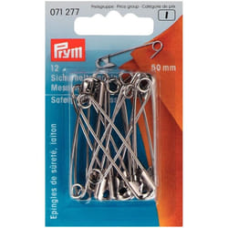 Prym Safety Pins  Gold - per pack of 12