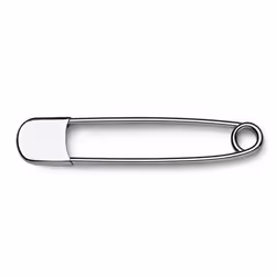 Prym Safety Pins  Silver - each