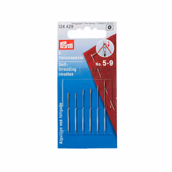 PRYM Self Threading Needles Sewing Highest Quality Hardened Steel