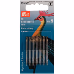 Prym Fine Embroidery Needles - per pack of 16