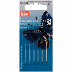 Prym Cross Stitch Tapestry Needles - per pack of 6