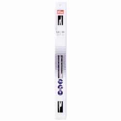 Prym Ergonomics 12 Single Point 5mm 2 Count Knitting Needles One Size Alabaster White