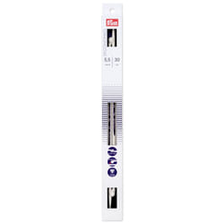 Prym Ergonomics 12 Single Point  5.5mm  2 Count Knitting Needles  One Size  Alabaster White